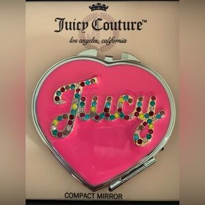Juicy Couture Pink Heart Compact Mirror